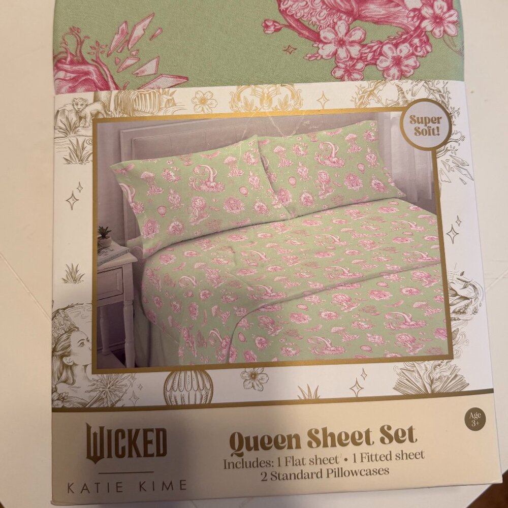NEW Wicked: For Good x Katie Kime Sheet set